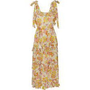 Cleobella Zane Midi Dress, Lucia Floral, Size Small
